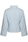 Neo Noir - Skjorte - Rosa Striped Crepe Shirt - Blue 