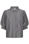 Neo Noir - Skjorte - Etta Stripe B Shirt - Dark Grey