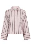Neo Noir - Skjorte - Rosa Wide Stripe Shirt - Light Pink