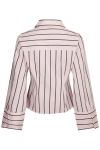 Neo Noir - Skjorte - Rosa Wide Stripe Shirt - Light Pink