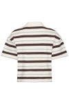 Neo Noir - Bluse - Vennera Triple Stripe Polo Tee - Grey