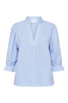Sisters Point -  Bluse - Vysla-SS - Blue/White