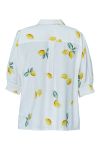 Sisters Point - Skjorte - Isola-SS4 - White/Lemon