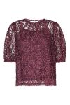 Sisters Point - Bluse - Vemba-SS - Bordeaux
