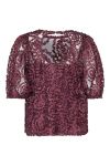 Sisters Point - Bluse - Vemba-SS - Bordeaux