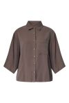 Sisters Point - Skjorte - Verina-SH.SS2 - Dark Earth