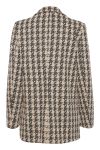 Ichi - Blazer - Kate Houndstooth Oversize BL - Doeskin Houndstooth