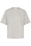 Ichi - T-shirt - Cozy SS - Light grey melange