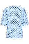 Ichi - Bluse - Zabby MS2 - Graphic Dot/Powder Blue