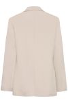 Ichi - Blazer - Fava Long Bl - Dove Melange