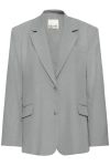 Ichi - Blazer - Fava Oversize - Grey melange 