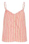 Ichi - Top - Foxa Singlet Stripe - Azalea Strippe (Levering midt april)