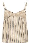 Ichi - Top - Foxa Singlet Stripe - Meteorite Stripe (Levering midt april)