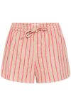 Ichi - Shorts - Foxa Shorts Striped - Azalea Stripe (Levering midt april)