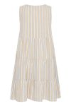 Ichi - Kjole - Foxa SL DR Striped - Placid Blue Stripe (Levering midt april)