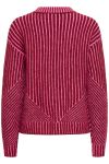 Ichi - Strik - Kamara LS Stripe - Rhododendron Pink Stripe