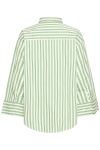 Ichi - Skjorte - Gilu SH - Green & White Stripes