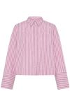 Ichi - Skjorte - Joya SH - Pink/Fudge Stripe