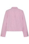 Ichi - Skjorte - Joya SH - Pink/Fudge Stripe