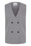 Ichi - Vest - Dorthea Dot WA - Fored Iron/Black