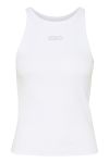Gestuz - Top - GZdrew Rhinestone Logo Tank - Bright White