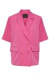 Y.A.S - Blazer - YAS Lone 2/4 Oversize Blazer - Shocking Pink