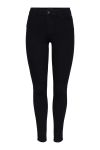 Pieces - Jeans - Dana Mw Skinny Jeans - Black Denim