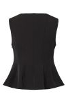 Pieces - Top - Jossa Boatneck Top - Black
