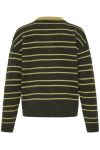 Ichi - Strik - IH Sage LS - Rosin w. Leek Green Stripes  