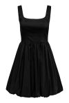 JDY - Kjole - Mio S/L Bubblehem Dress - Black