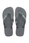 Havaianas - Sandal - Brasil Logo - Steel Grey