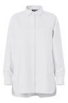 Pieces - Skjorte - Melia LS Loose Shirt - Bright White