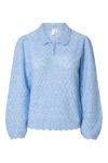 Y.A.S - Strik - Bicala LS Knit Pullover - Vista Blue