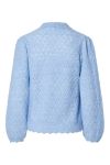 Y.A.S - Strik - Bicala LS Knit Pullover - Vista Blue