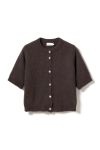 Noella - Strik - Kae SS Knit Cardigan - Chocolate