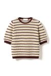 Noella - Top - N-Maylin Knit - Dinah Brown Stripe