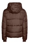 Pieces - Jakke - Bee New Short Puffer Jacket - Hot Fudge (Levering midt august)