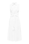 JDY - Kjole - Mio S/L Tie Midi Dress - White