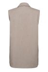 Nümph - Vest - Floria Long Vest - Chateau Gray Melange