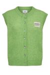 Nümph - Vest - Riette Check Vest - Jasmine Green (Levering midt juni)