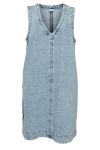 Nümph - Kjole - Irina Dress - Light B. Stonewash Denim (Levering slut april)
