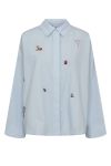 Nümph - Skjorte - Tenja Shirt - Floaty Blue (Levering midt juni)