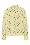 Pieces - Jakke - Rikke Quilted Jacket - French Vanilla/ Brown Polka Dots (Levering midt maj)