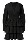 Pieces - Kjole - Monika LS Short Dress - Black