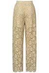 A-View - Bukser - Alaia Lace Pants - Sand