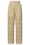 A-View - Bukser - Alaia Lace Pants - Sand