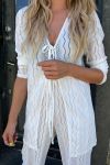 A-View - Cardigan - Mona - White