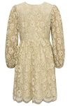 A-View - Kjole - Alaia Lace Dress - Sand