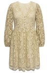 A-View - Kjole - Alaia Lace Dress - Sand