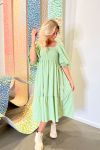 A-View - Kjole - Cheri Ditzy Dress - Pale Green